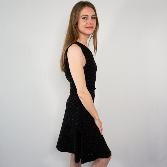367. KOBI HALPERIN Studded One-Shoulder WILLOW Dress M - Picture 5 of 10